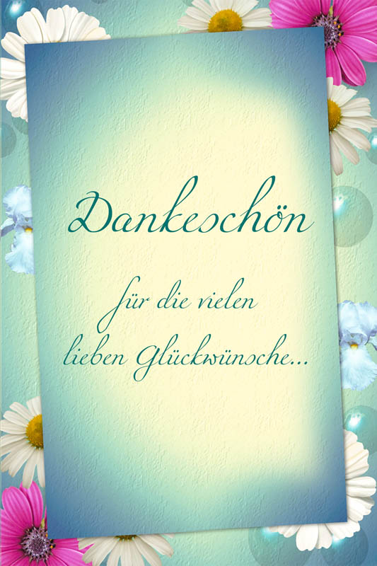 Dankeskarten Geburtstag & Danksagungen Geburtstag - Dankeskarten-Shop